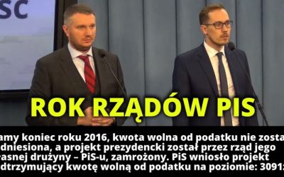 [VIDEO] Konrad Berkowicz ocenia pierwszy rok rządów PiS